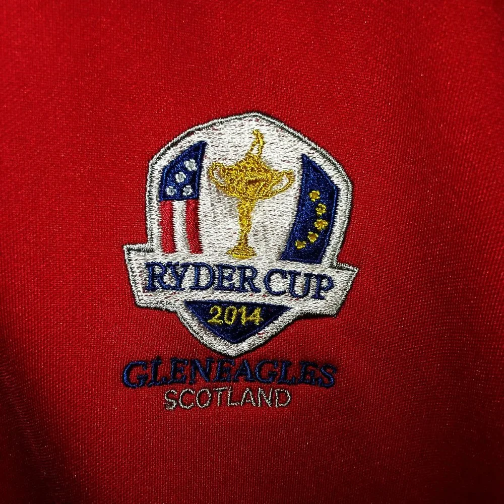 Nike Golf Tour Performance DriFit Ryder Cup Red M